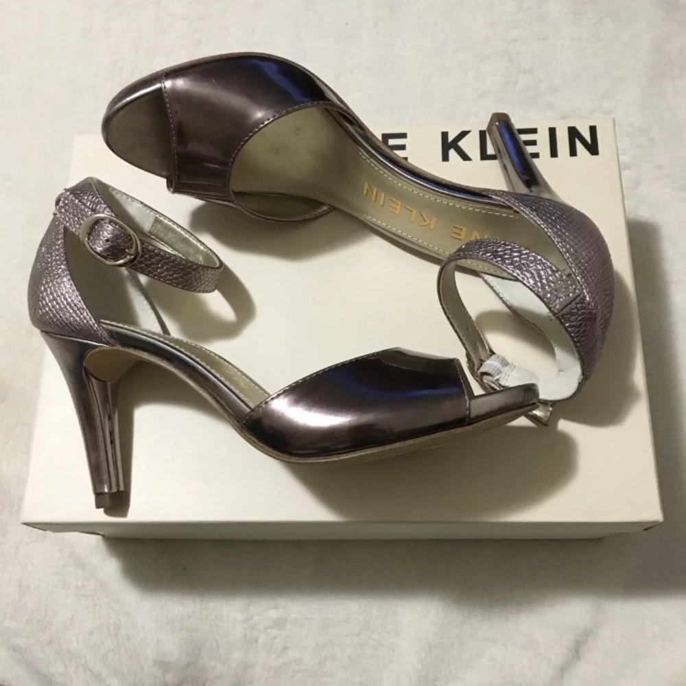 Lavender Ankle Strap Heels